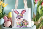 Faux Yarn Easter Bunny PNG, an Illustration by CraftArtStudio (Thumbnail 2 of 4)