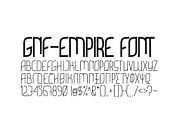 GNF-Empire, a Font by george.nikolaidis (Thumbnail 6 of 6)