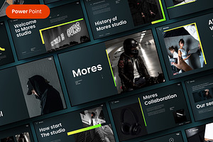 Mores Business PowerPoint Template