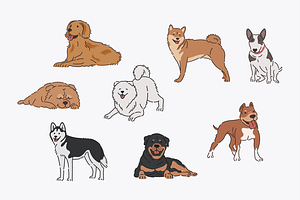 Dogs Illustration