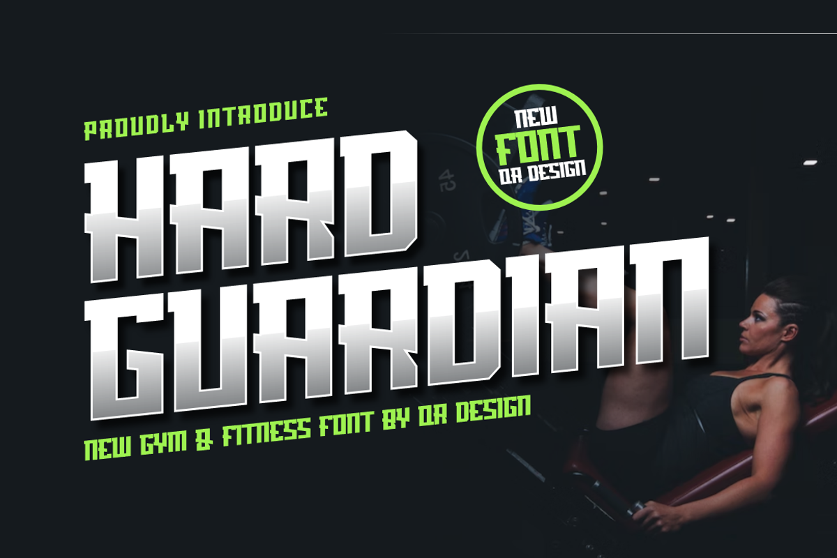 Hard Guardian Bundle, a Sans Serif Font by QR Design Studio (Photo 1 of 12)