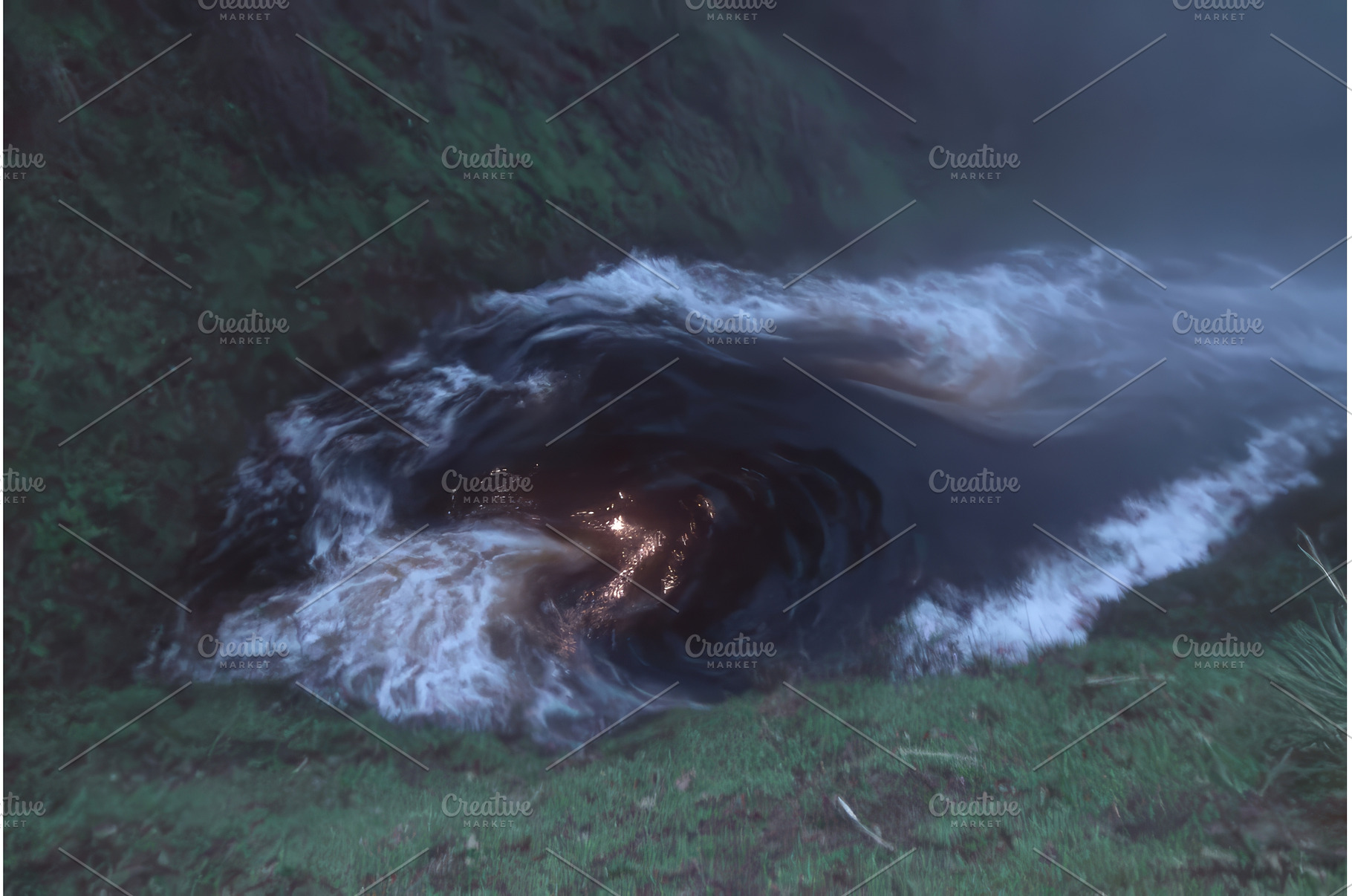 Black liquid is found in a well and, a Nature Photo by ZinetroN