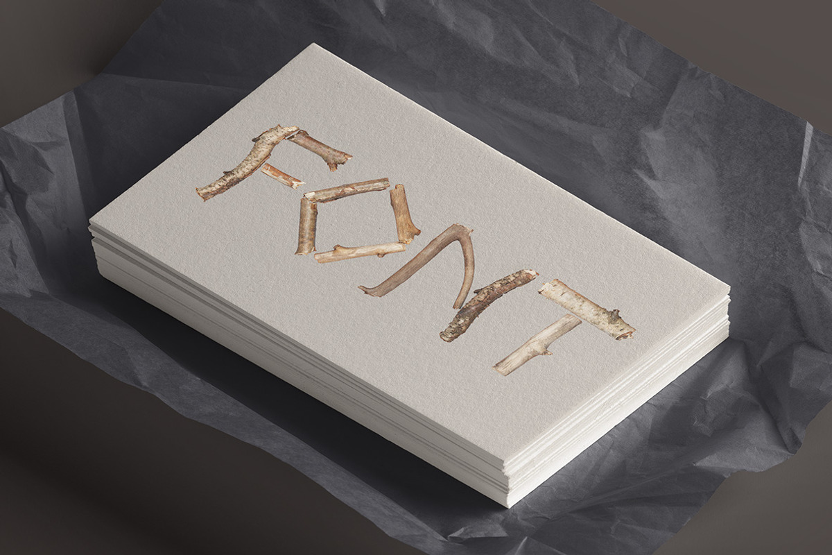 Dry Twigs Font, a Sans Serif Font by Handmadefont (Photo 5 of 7)