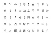 Construction Line Icon Set, an Outline Icon by studiogstock (Thumbnail 1 of 4)