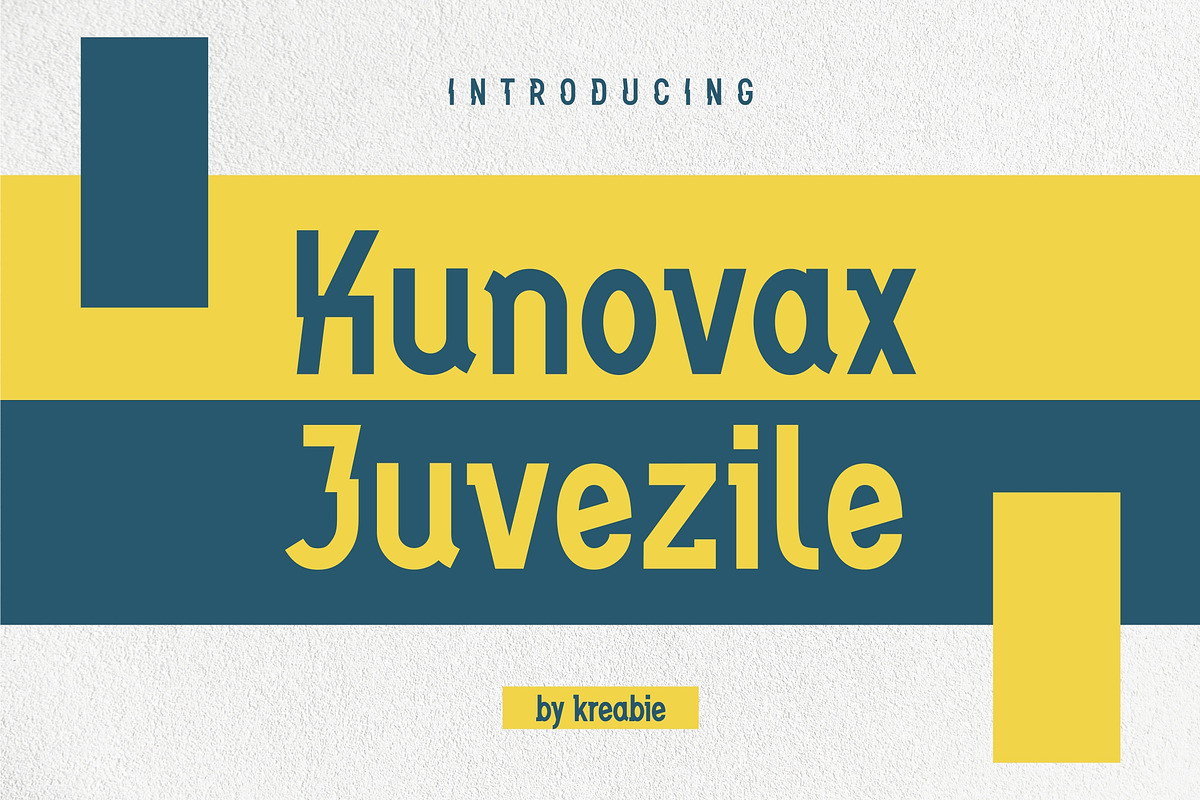 Kunovax Juvezile, a Font by Kreabie (Photo 1 of 10)