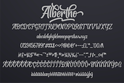 Albertho, a Script Font by N (Thumbnail 9 of 11)
