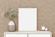 Boho Frame Mockup, a Poster Template by Mockup Shop (Thumbnail 2 of 2)