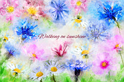 Summer Time Flowers PaperAndCrayons, an Illustration by PaperAndCrayons (Thumbnail 3 of 6)