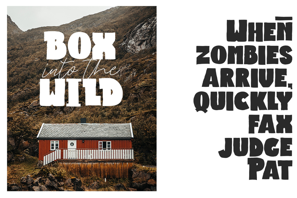 Dextone Typeface, a Font by giemons™ (Photo 3 of 5)