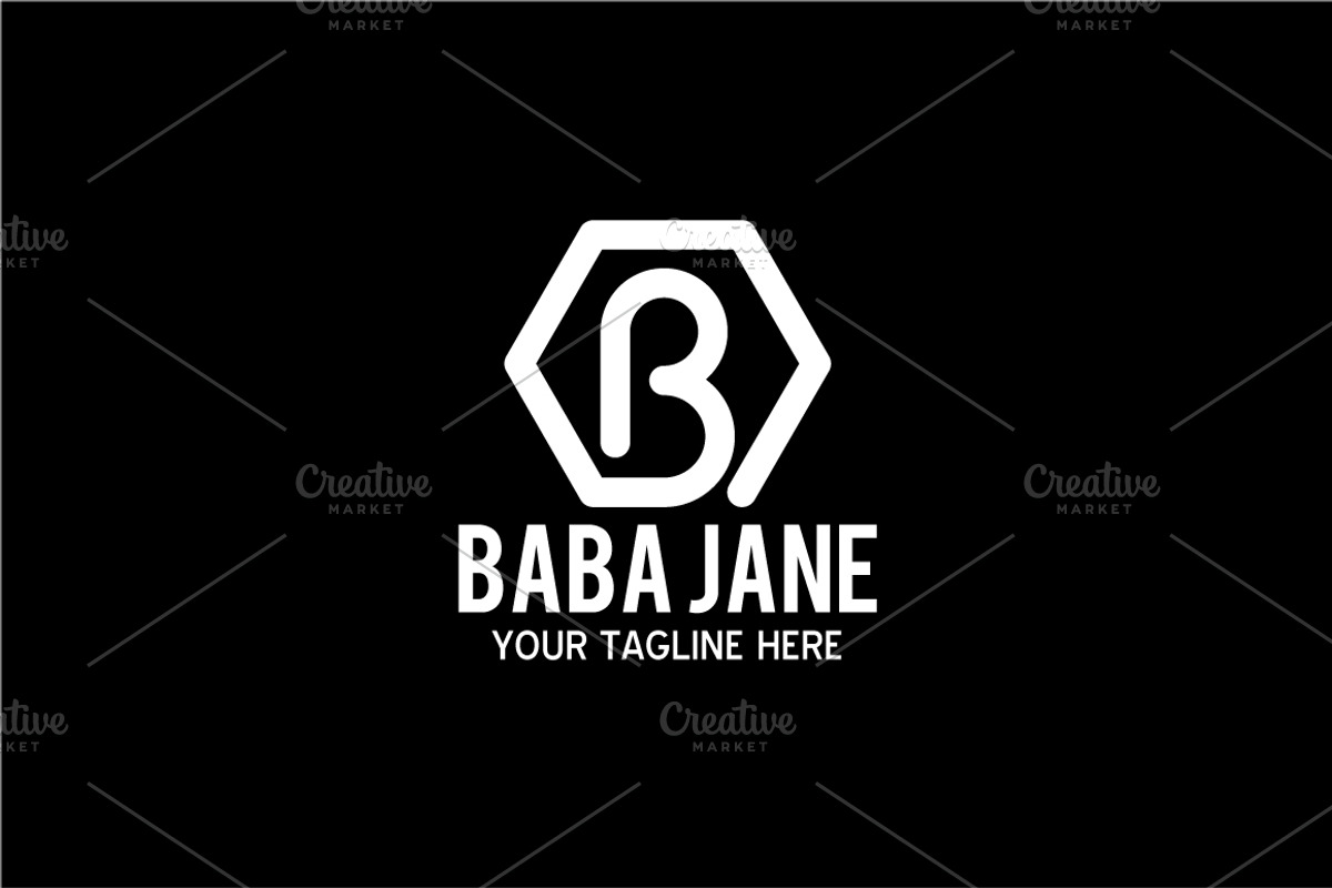 Baba Jane  - Letter B Logo, a Branding & Logo Template by shazi (Photo 3 of 4)