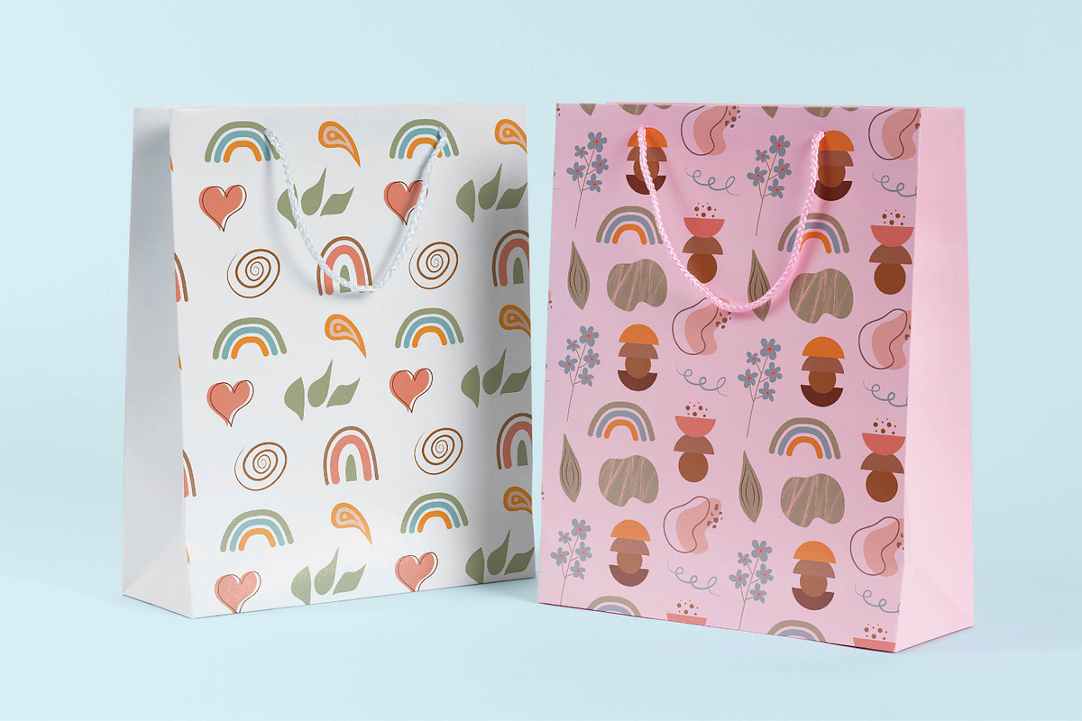 Boho Seamless Patterns, a Pattern Graphic by JulyGart (Photo 2 of 7)