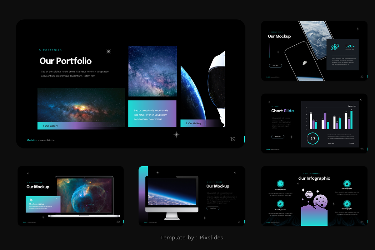 Space & Astronomy PowerPoint, a Presentation Template by Pixslides (Photo 3 of 5)
