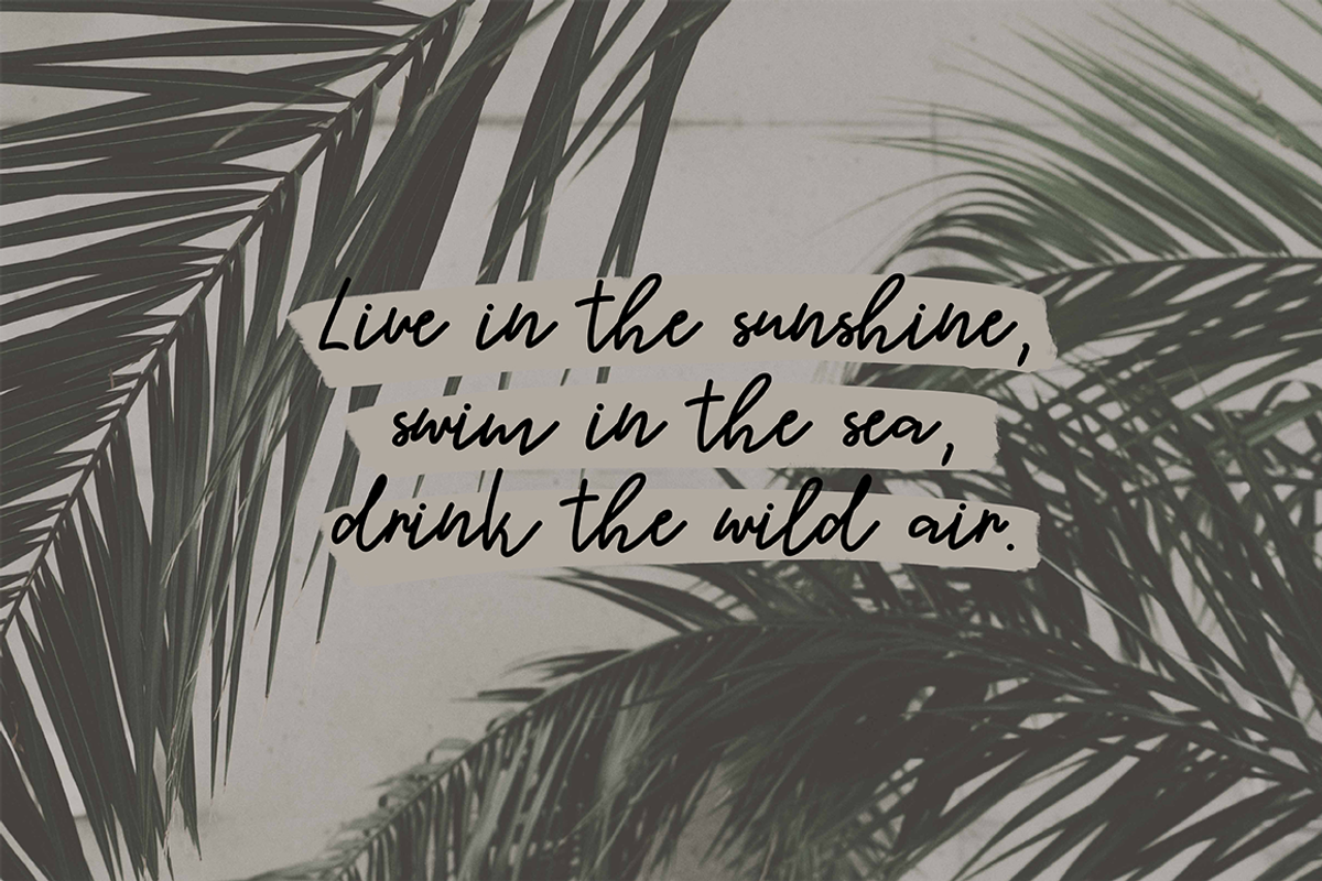 Warm Memories | Script Font Trio preview 3