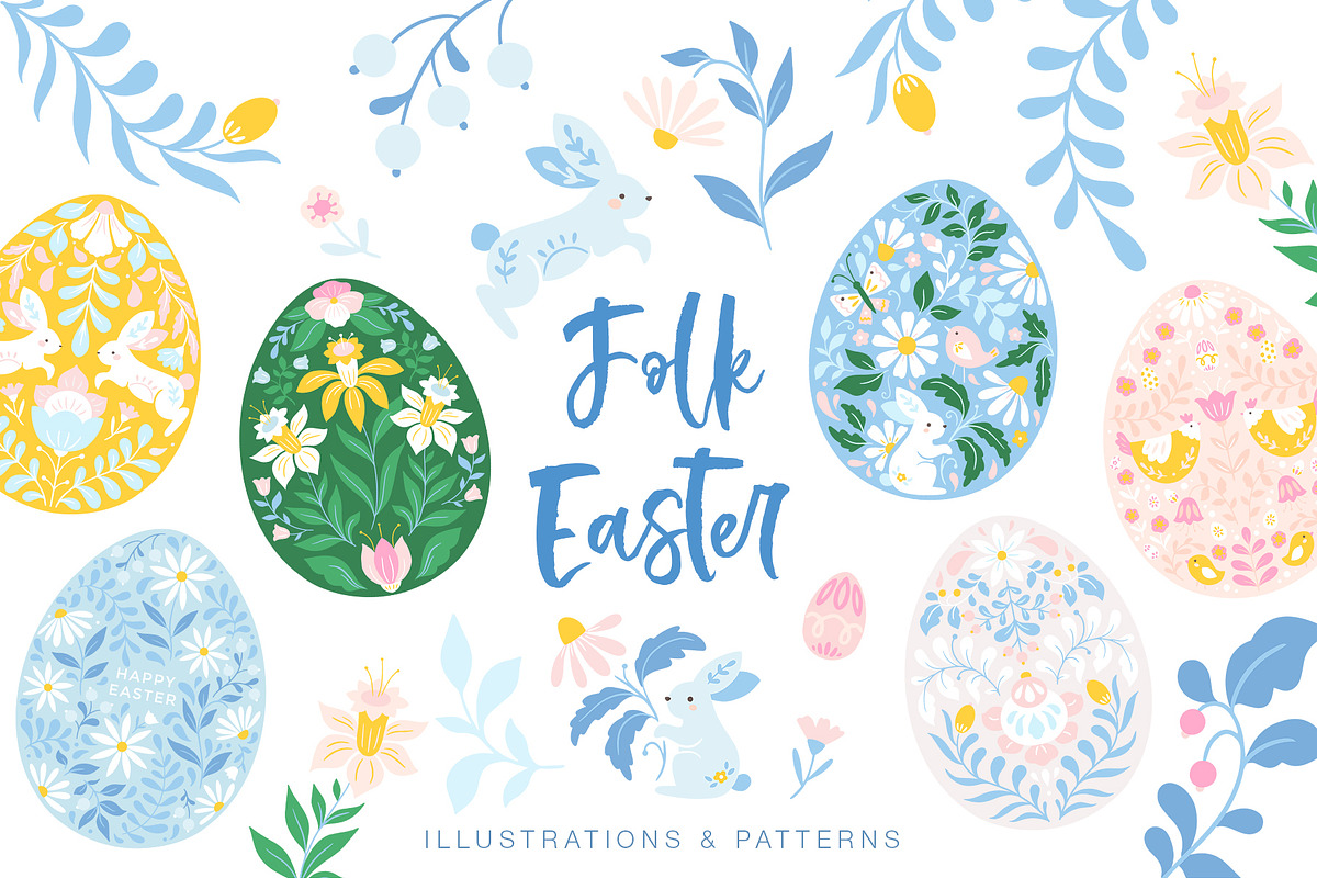 Folk BUNDLE - 5 in 1, a Pattern Graphic by Inna Moreva (Photo 5 of 6)