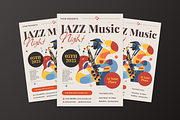 Jazz Music Night Flyer, a Flyer Template by MMPixelCraft (Thumbnail 3 of 5)