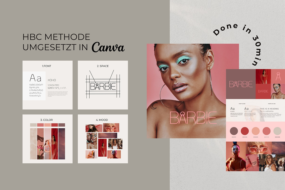Canva Aesthetic Branding Templates, a Branding & Logo Template by highbrandclub (Photo 8 of 9)