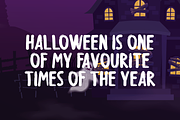 Creepy Night Typeface, a Script Font by Seemly Fonts (Thumbnail 4 of 5)