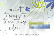 Thistle Procreate Palette, a Palette Add-On by Design Resource Hub (Thumbnail 3 of 3)