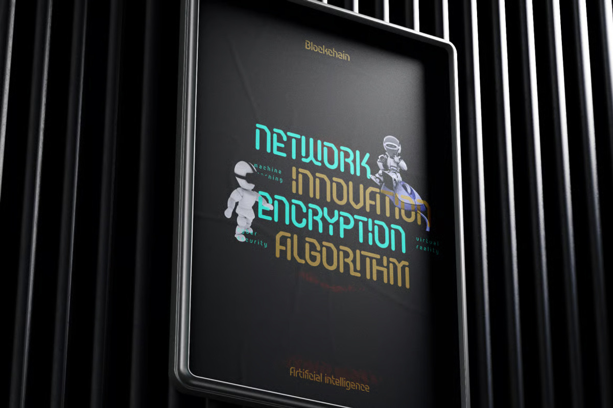 Vetrix - Modern Techno Font, a Sans Serif Font by Brand Earth (Photo 6 of 7)
