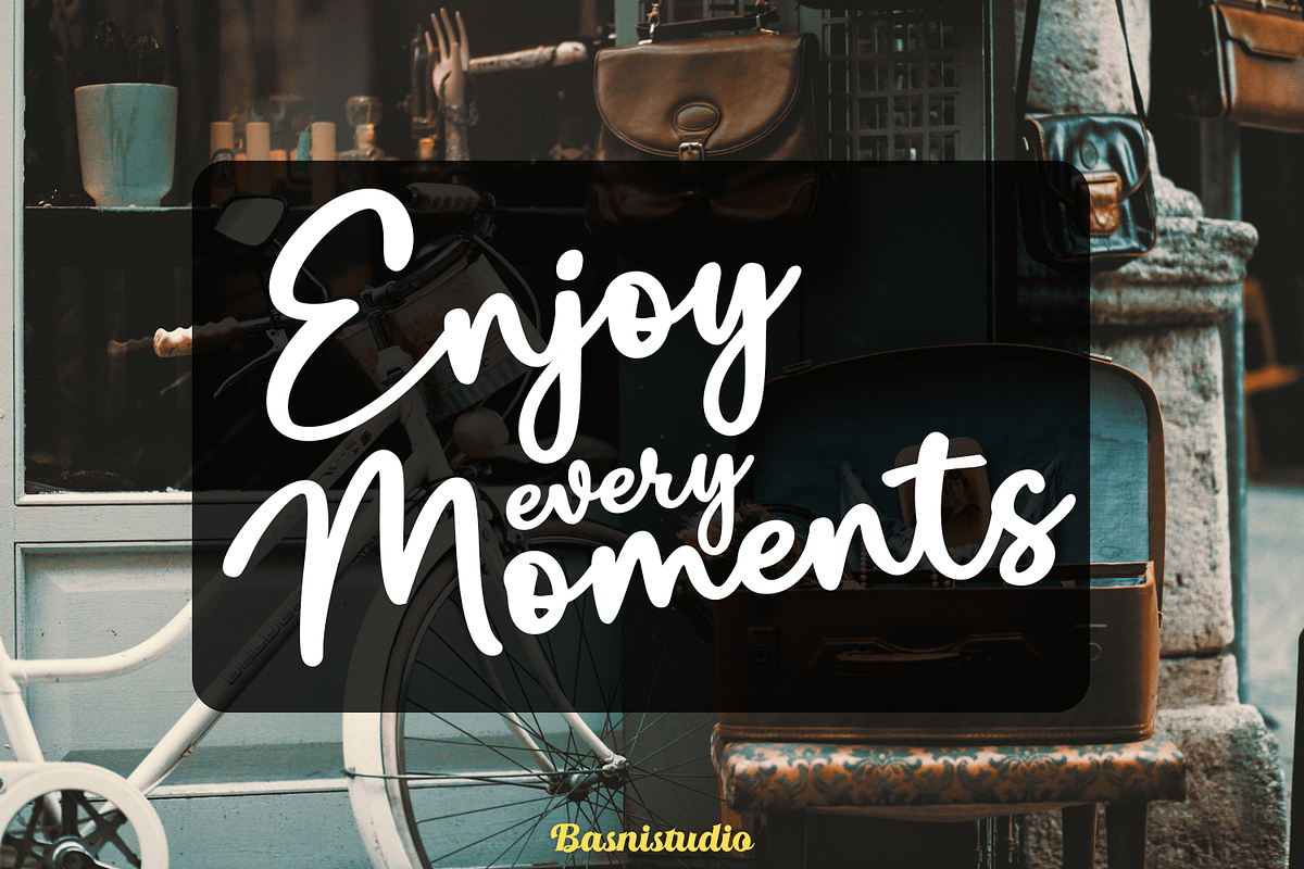 Blottocke a Handwritten Font, a Script Font by Basnistudio (Photo 6 of 10)