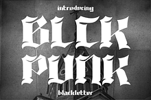 Blckpunk Blackletter  Font