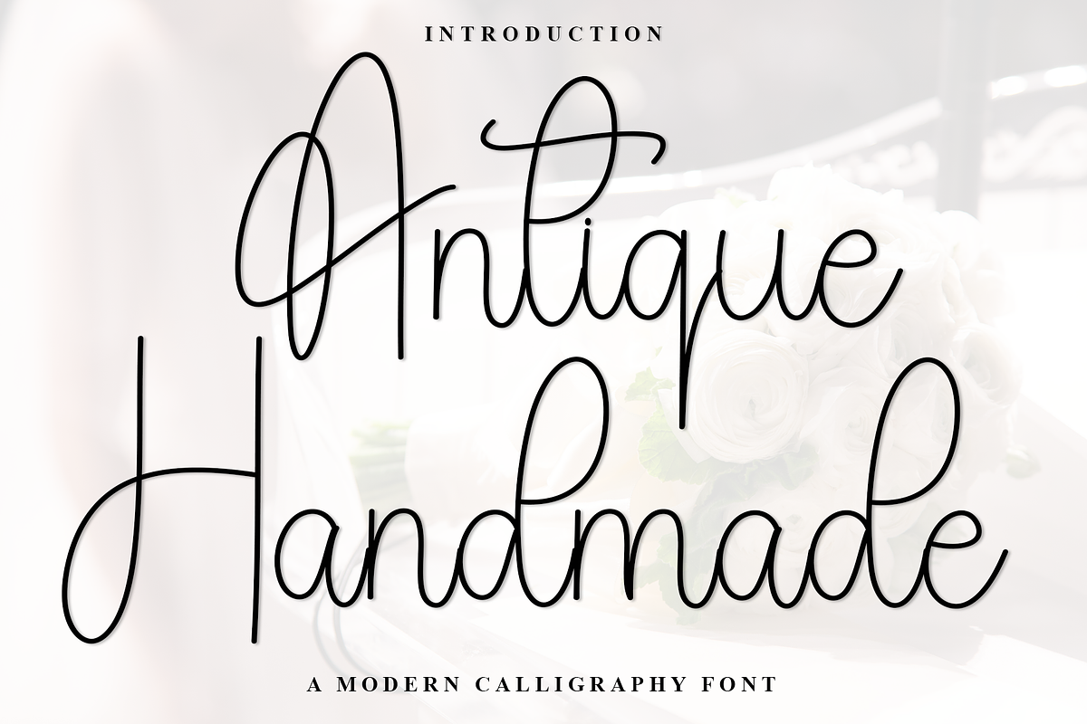 Antique Handmade, a Handwritten Font by FreshTypeINK (Photo 1 of 8)