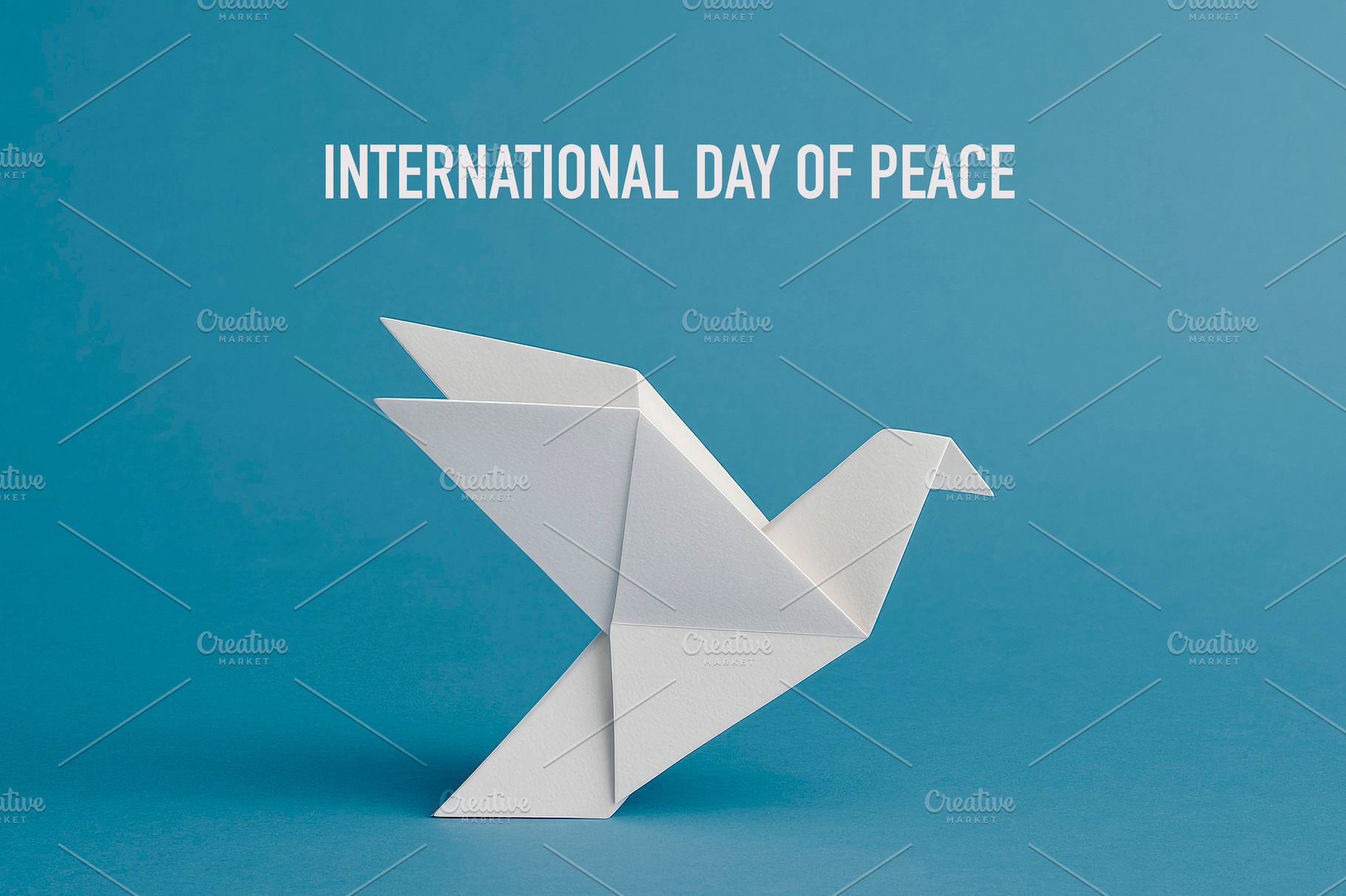 origami dove, global Day of Peace, generative AI, a Photo by Nito