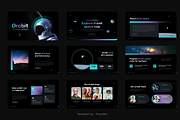 Space & Astronomy PowerPoint, a Presentation Template by Pixslides (Thumbnail 2 of 5)