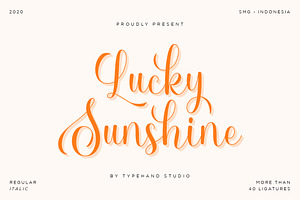 Lucky Sunshine - Modern Script