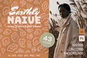 Earthly Naive Abstract Collection, a Pattern Graphic by IuliiaSavko (Thumbnail 1 of 14)