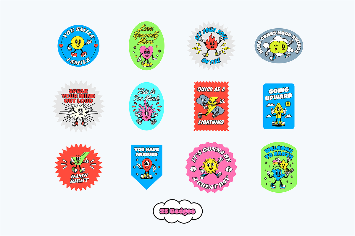 Cartoon Characters, The Bundle, an Illustration by The Isian (Photo 56 of 126)