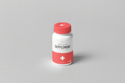 Supplement Jar & Box Mock-up, a Product Mockup by zippypixelstudio (Thumbnail 7 of 12)