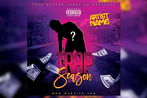 Trap Season Mixtape Flyer Template