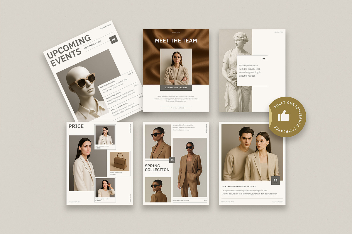 Canva Instagram Post Templates, a Social Media Template by Vasya Kobelev (Photo 3 of 7)