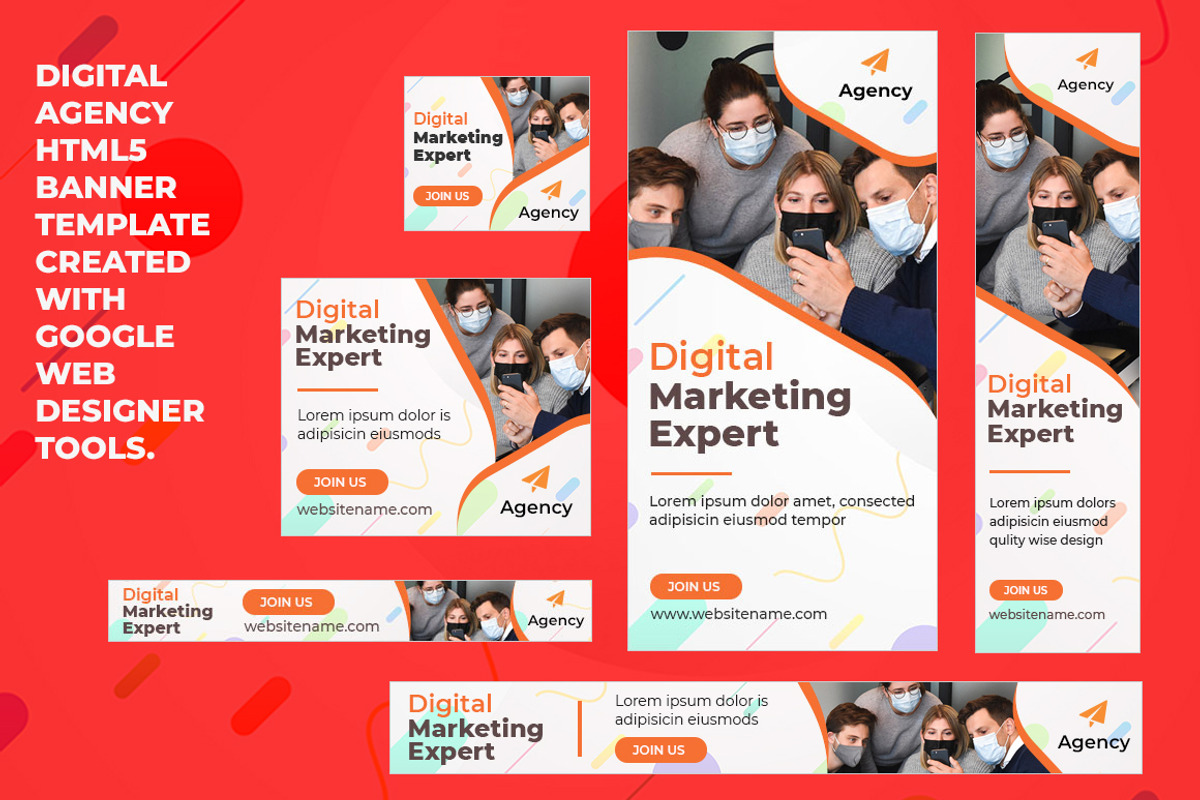 Digital Agency Html5 Banner Template, a HTML Template by QuickArtisan