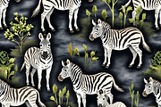 Zebra Seamless Pattern, a Pattern Graphic by PLUM&FIGS (Thumbnail 4 of 6)
