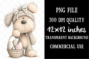 Whimsical Easter Animals Clipart, an Illustration by Designking (Thumbnail 4 of 5)