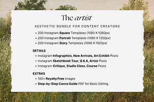 Th Artist Template Bundle