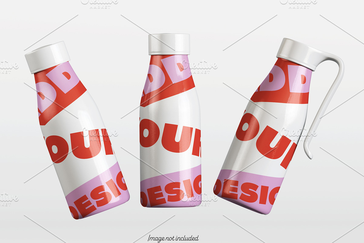 Water bottle mockup bundles, a Cups & Container Mockup by Ambo Ampeng (Photo 27 of 32)