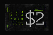 Metona - A Stencil Futuristic Font, a Slab Serif Font by Drizy (Thumbnail 3 of 9)