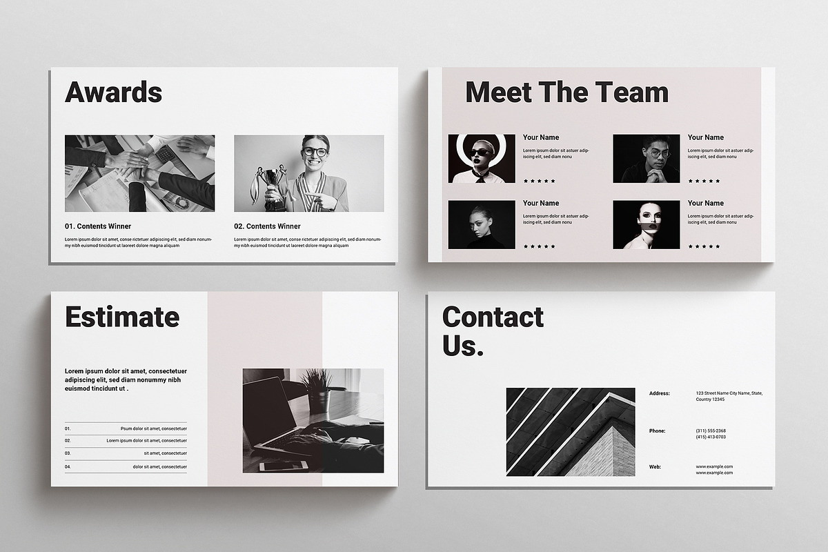 Agency Presentation Template, a Presentation Template by E-Type (Photo 5 of 5)