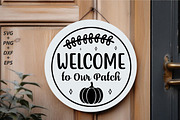 Fall Round Sign Svg Bundle, a Seasonal Illustration by Libby Wishes (Thumbnail 5 of 11)