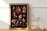 Red Folk Bundle, an Object Illustration by Annie Konst (Thumbnail 16 of 17)