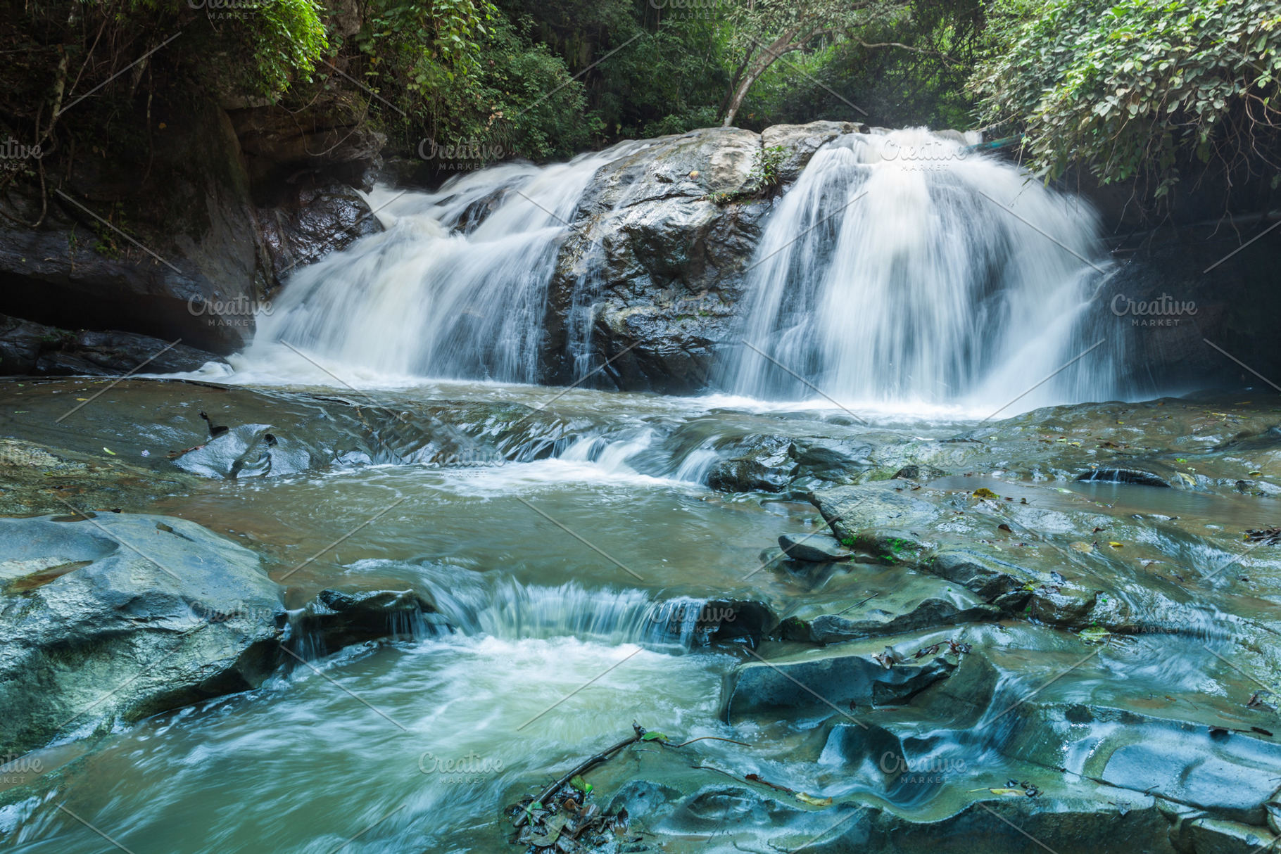 Mae Sa Waterfall, a Photo by saiko3p
