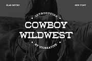 Cowboy Wildwest Slab Serif Font, a Slab Serif Font by UICreative (Thumbnail 1 of 10)