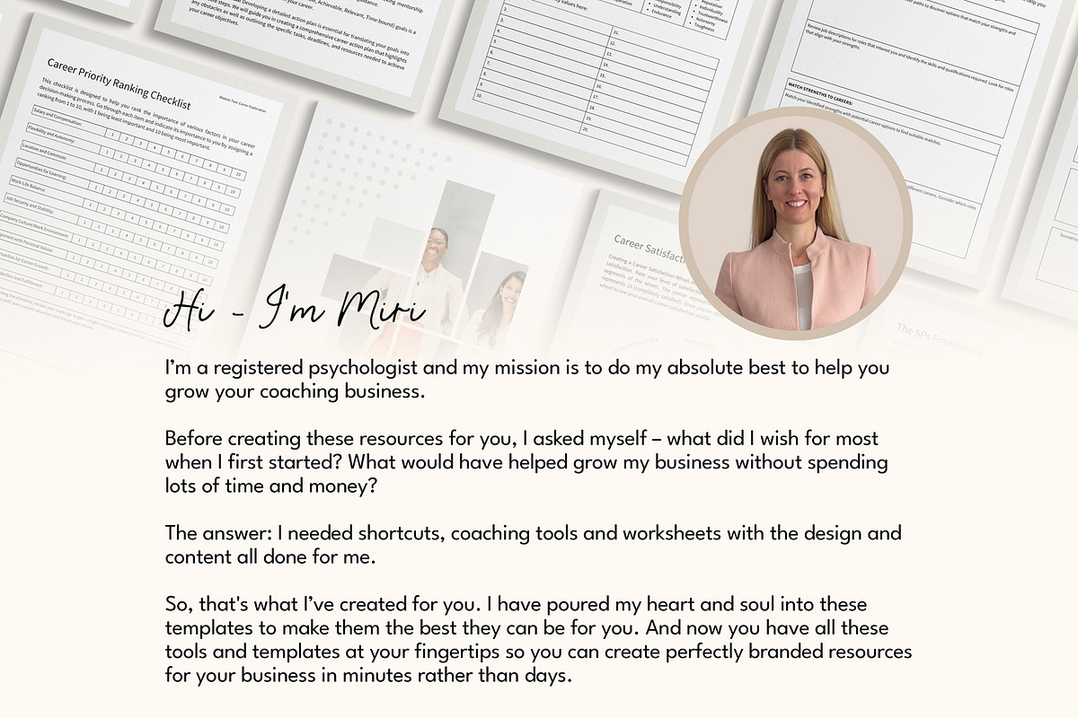Career Coaching Canva Templates, a Templates & Theme by Miri Campbell (Photo 10 of 10)