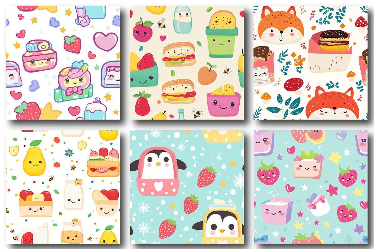 Kawaii Back to School Seamless, a Pattern Graphic by designcity5 (Photo 4 of 5)