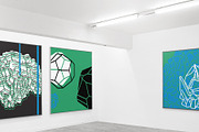 Gallery Exhibition Mockup - 02, a Print Template by Formelier (Thumbnail 4 of 4)