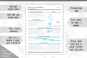 Project Planner Printable Bundle!