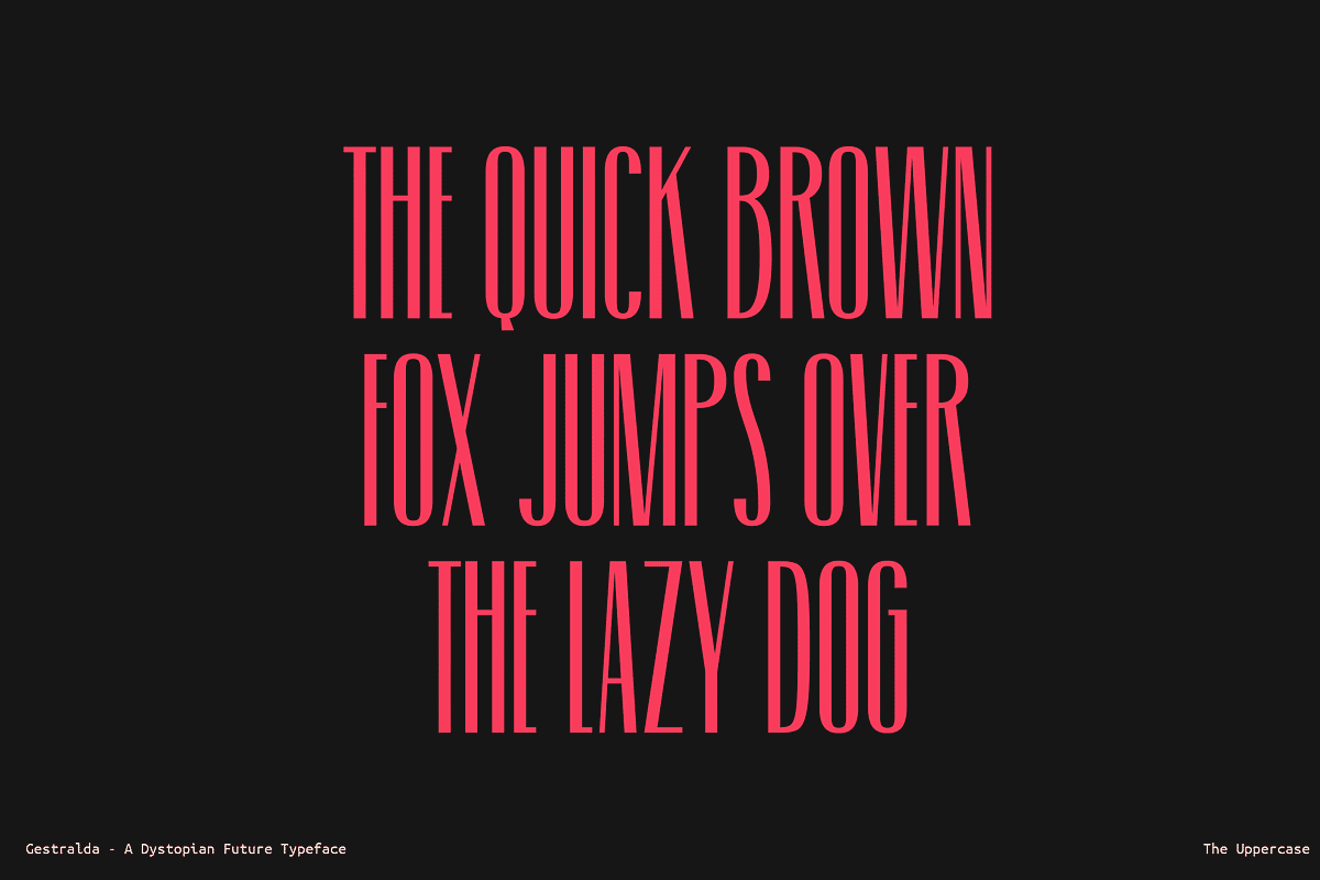 Gestralda - A Dystopian Future Fonts, a Sans Serif Font by Ian Irwanwismoyo (Photo 8 of 10)